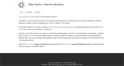 Desktop Screenshot of neongecko.com